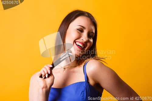 Image of Portrait of girl with makeup