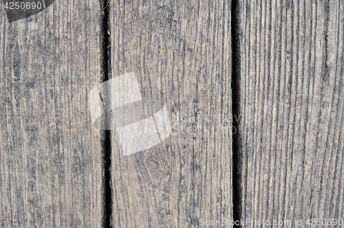 Image of Old aged wood planks, texture with natural pattern