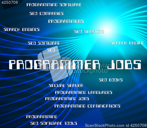 Image of Programmer Jobs Means Software Engineer And Employment