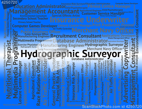 Image of Hydrographic Surveyor Indicates Assesser Surveying And Maritime