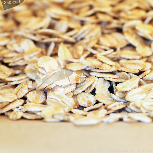 Image of Pile of oat flakes