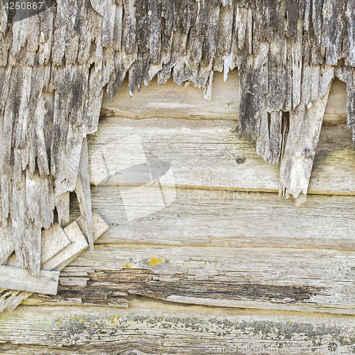 Image of plank wall of old wind mill