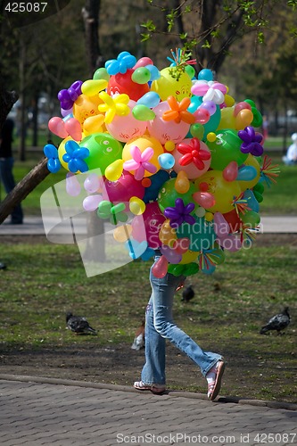 Image of Many colourful air baloons