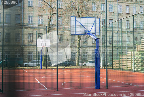 Image of High School-College Basketball Court