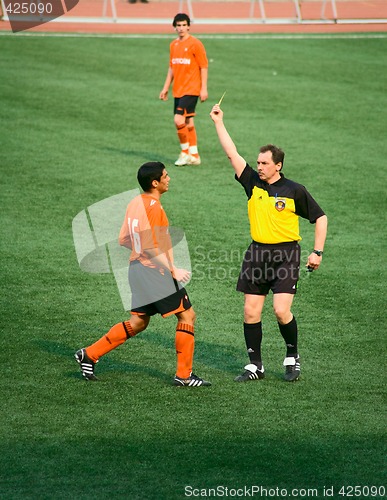 Image of Yellow card