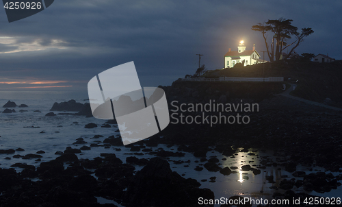 Image of Crescent City California Pacific Coast Battery Point Lighthouse