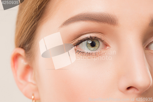 Image of Beautiful Girl face. Perfect skin