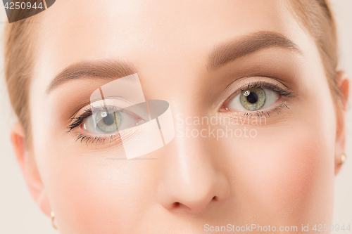 Image of Beautiful Girl face. Perfect skin