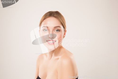 Image of Beautiful Girl face. Perfect skin