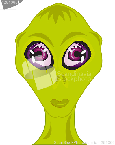 Image of Portrait of the extraterrestrial being