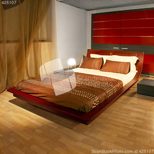 Image of Bedroom in red