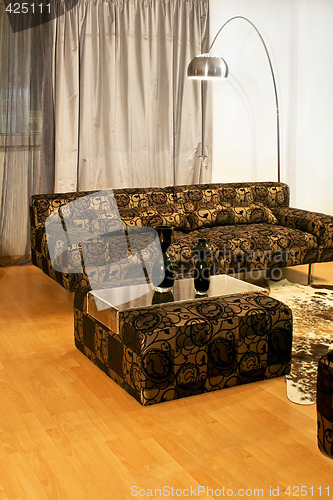 Image of Golden sofa