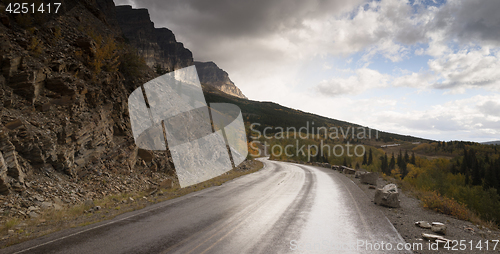 Image of Thunderstorm Approaching Going to the Sun Road Glacier NP