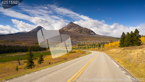 Image of Burned Hillside Fire Damage Yellowstone Mountain Highway