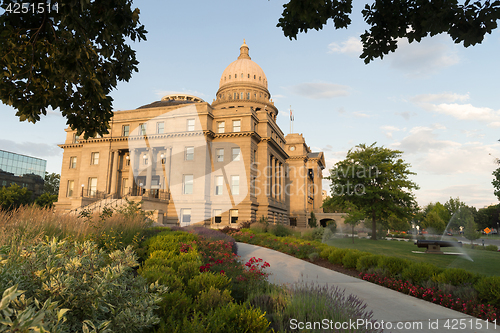 Image of Boise Idaho Capital City Downtown Capitol Building Legislative C