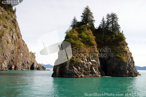 Image of Rocky Buttes Kenai Fjords North Pacific Ocean Alaska