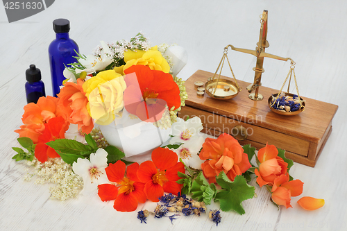 Image of Natural Flower and Herbal Therapy