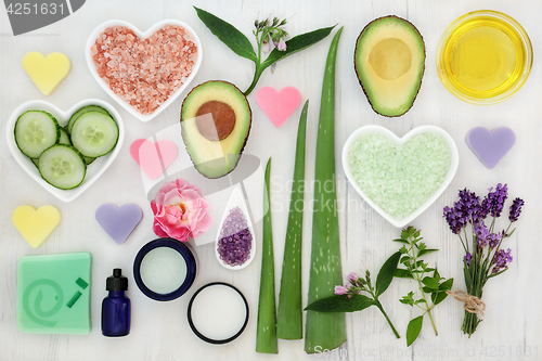 Image of Ingredients for Body and Skin Health Care