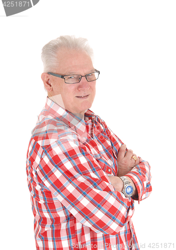 Image of Portrait of handsome senior man.