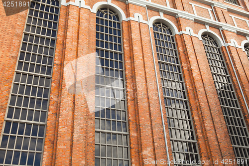 Image of Brick building, lisbon, portugal