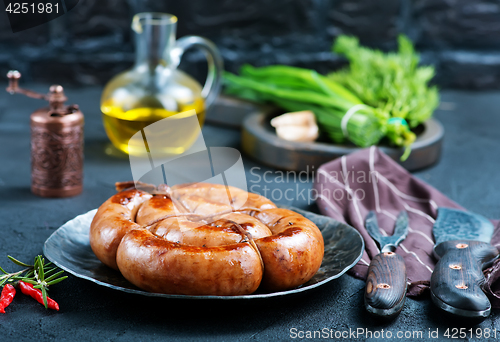 Image of fried sausages