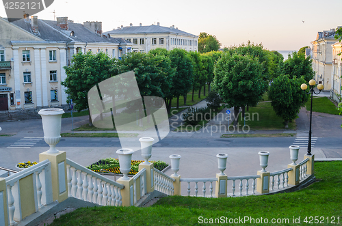 Image of Staircase in the City Park in Sillamäe, Estonia