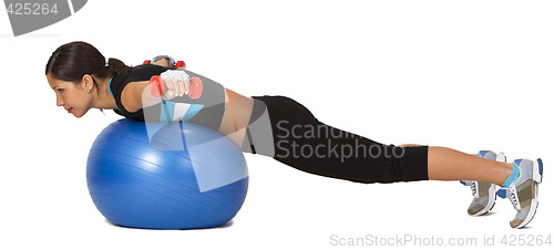 Image of Girl exercising