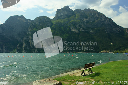 Image of Lake Garda bench