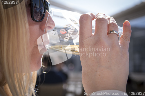 Image of Female Beer Drinker