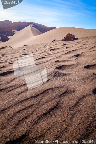 Image of Sand dunes in Valle de la Luna, San Pedro de Atacama, Chile