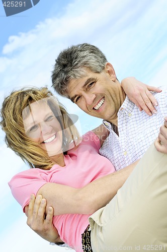 Image of Mature romantic couple