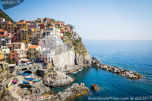 Image of Manarola in Cinque Terre, Italy - July 2016 - The most eye-catch