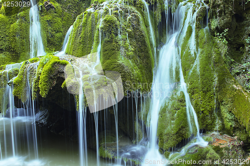 Image of beautiful waterfall