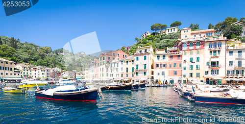 Image of Portofino, Italy - Summer 2016 - view from the sea