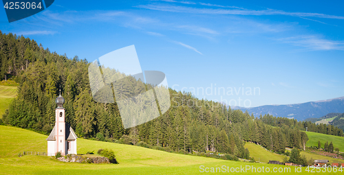 Image of The Church of San Giovanni in Dolomiti Region - italy