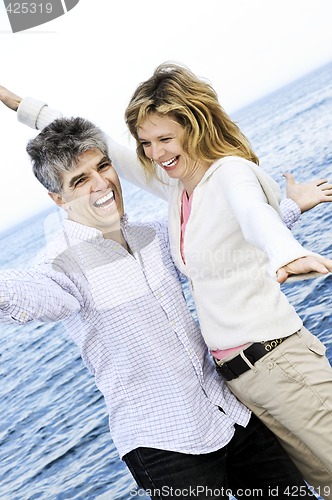 Image of Carefree mature couple