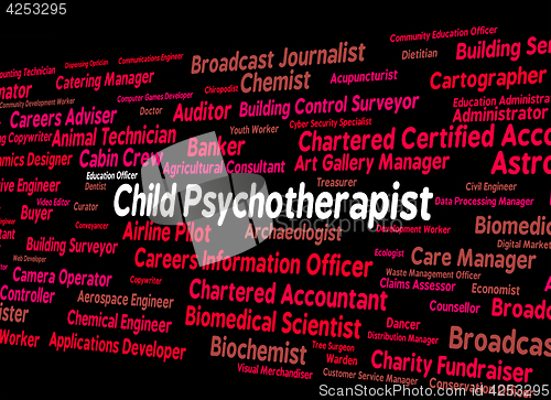 Image of Child Psychotherapist Represents Personality Disorder And Child\'