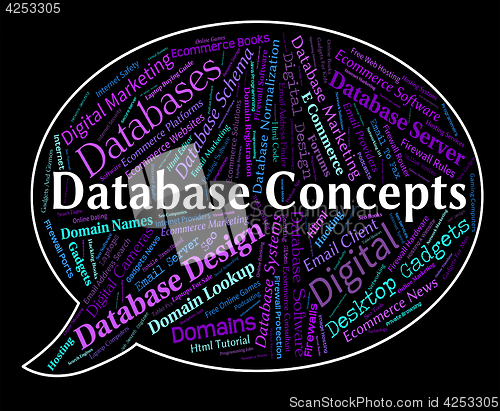 Image of Database Concepts Means Idea Invention And Ideas