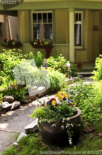 Image of Front yard of a house