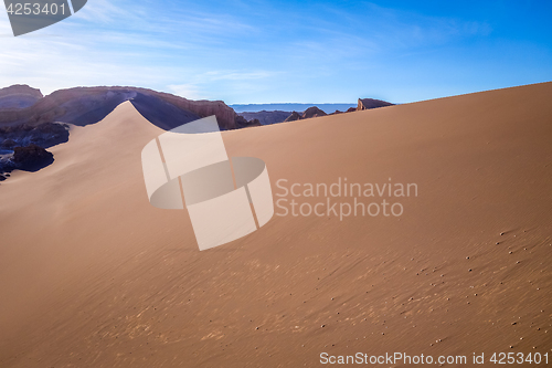 Image of Sand dunes in Valle de la Luna, San Pedro de Atacama, Chile