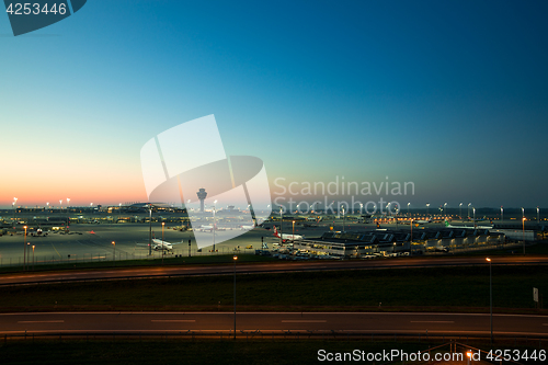 Image of Munich international airport named in memory of Franz Josef Stra