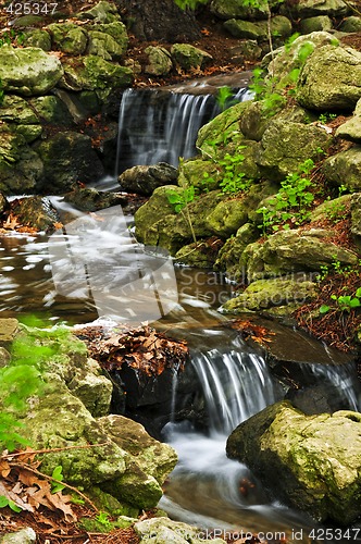 Image of Creek with waterfalls