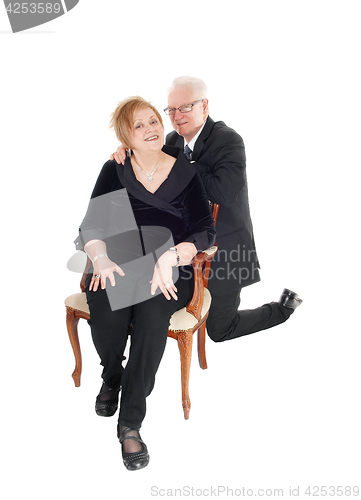 Image of Older couple in lovely pose. 