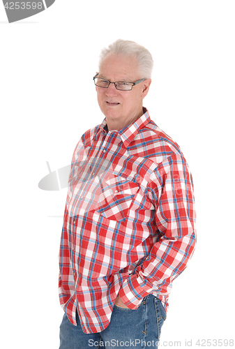 Image of Portrait of handsome senior man.