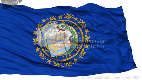 Image of Isolated New Hampshire Flag, USA state