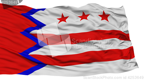 Image of Isolated Washington City Flag, United States of America