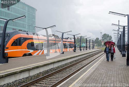 Image of Railway station in Tallinn, Estonia