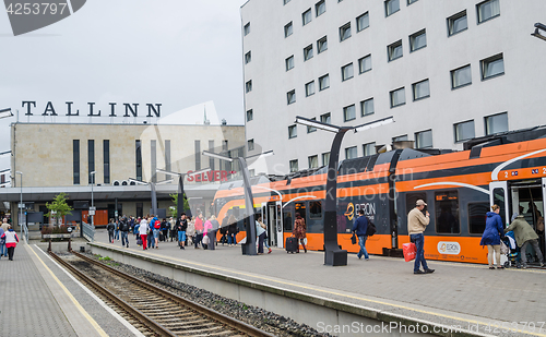 Image of Railway station in Tallinn, Estonia