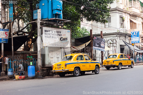 Image of Taxis in Kolkata (Calcutta)