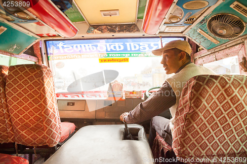 Image of Nepali bus driver